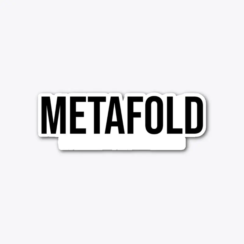 Metafold Hashtag Sticker